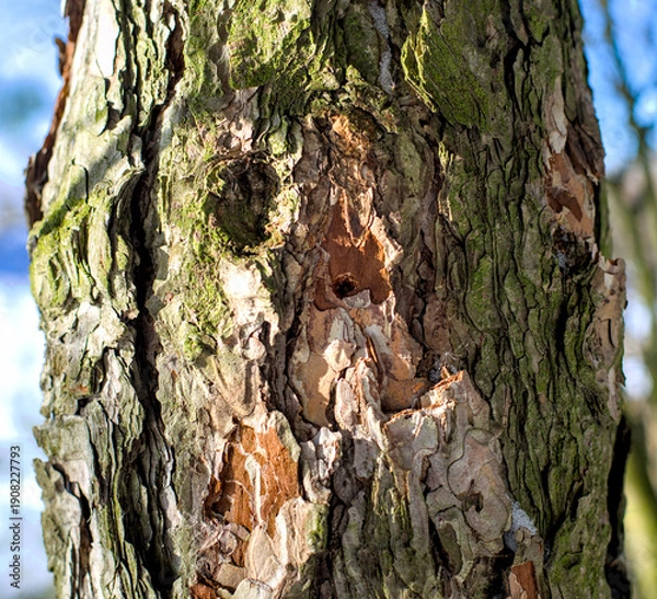 Obraz Bark of pine tree natural background