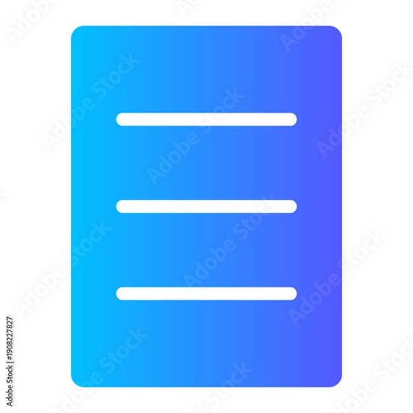 Obraz file gradient icon