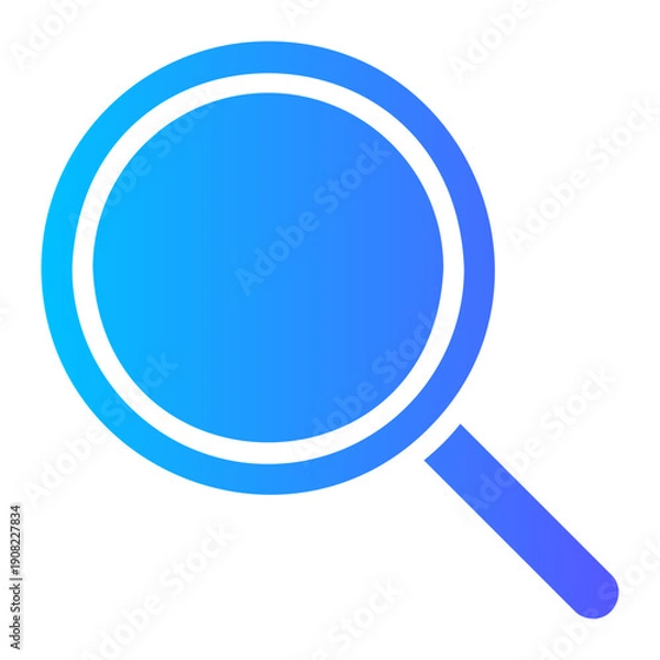 Obraz magnifying glass gradient icon