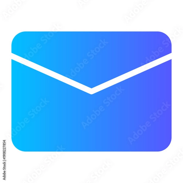Obraz mail inbox app gradient icon