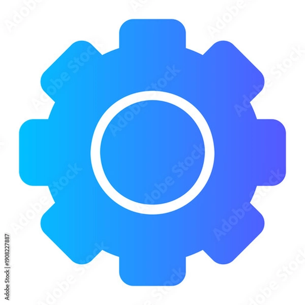 Obraz setting gradient icon