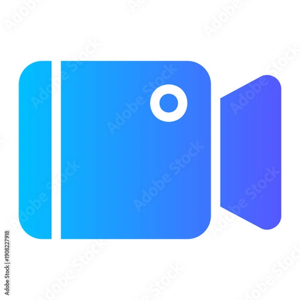 Obraz video calling app gradient icon