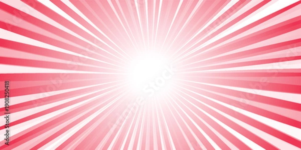 Fototapeta Dynamic manga background with speed streaks and dot patterns, dramatic action scene effect, modern abstract vector