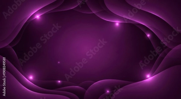 Fototapeta Purple abstract background with lights.
