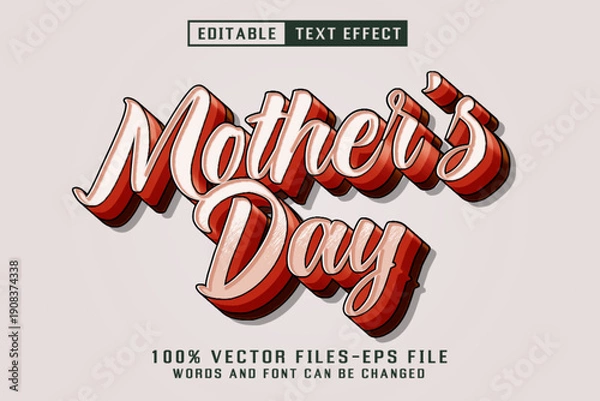 Obraz Mother's Day Editable Text Effect