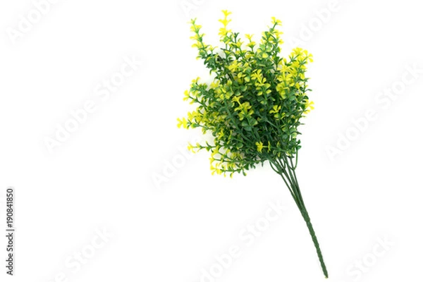 Obraz Fake trees on a white wall