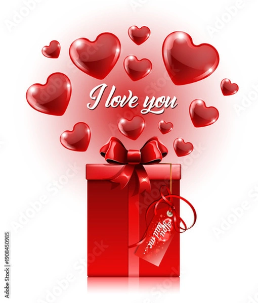 Fototapeta emotion overflowing box