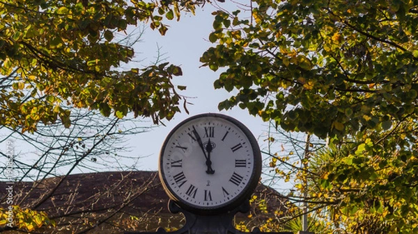 Obraz Clock in the park
