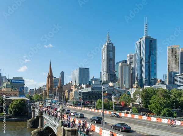 Fototapeta Melbourne city view