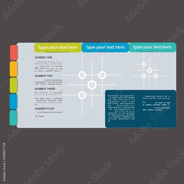 Fototapeta page template