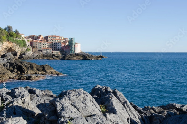 Fototapeta View on Tellaro - Liguria