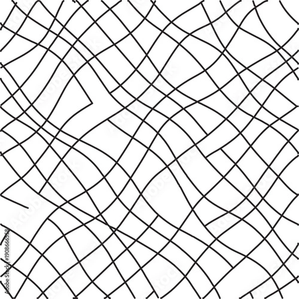 Obraz A complex and intricate pattern of intersecting lines creating a dynamic visual effect. Vector