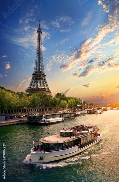 Fototapeta Na brzegu Sekwany