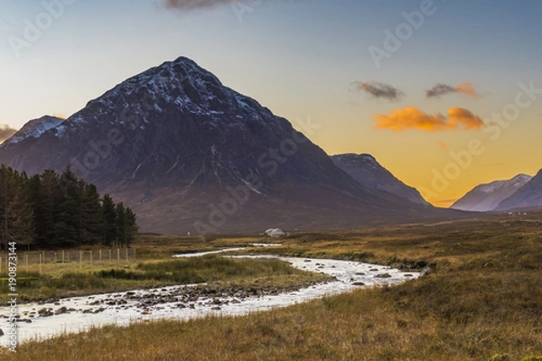 Obraz Sunset on the Buachaille