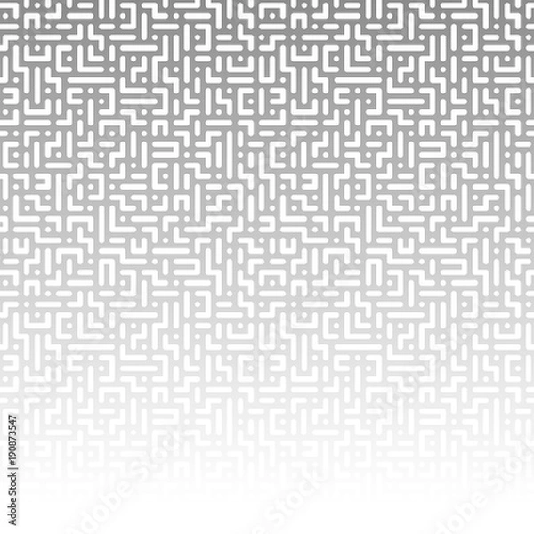 Fototapeta Abstract geometric background - glow digital pattern.