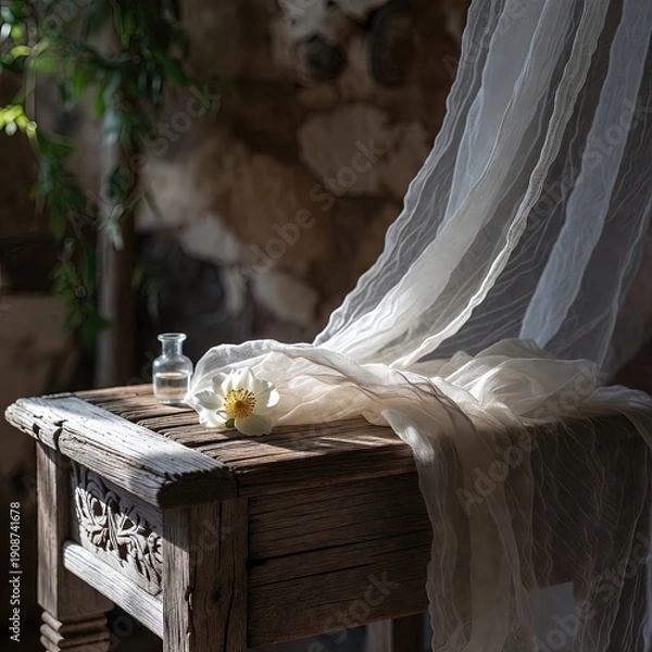 Obraz 
Sophisticated image in rustic minimalist style.