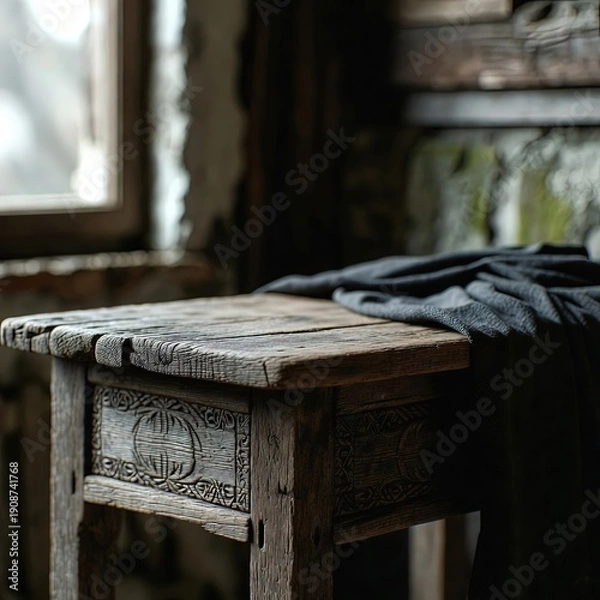 Obraz 
Sophisticated image in rustic minimalist style.