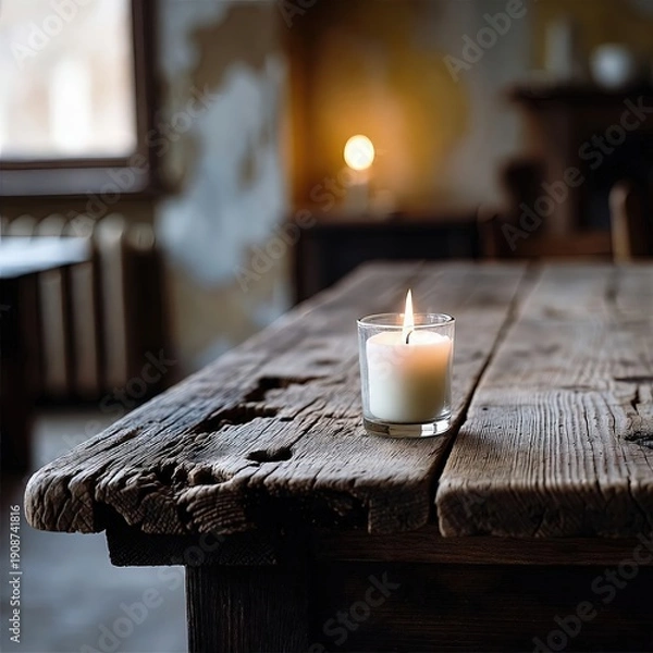 Obraz 
Sophisticated image in rustic minimalist style.