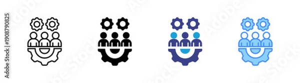 Obraz Hrm icon set multiple style collection