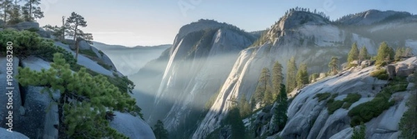 Obraz Sun Beams Over Valley