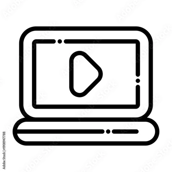 Obraz Laptop Icon Design