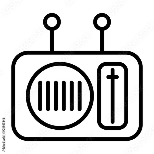 Obraz Radio Icon Design