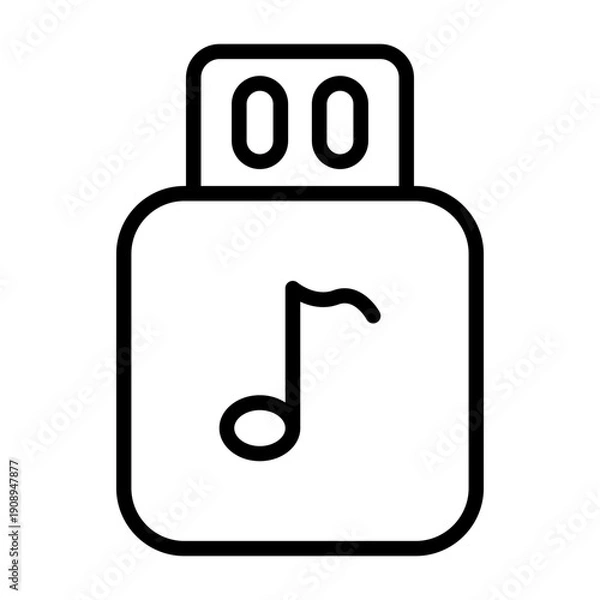 Obraz Pendrive Icon Design