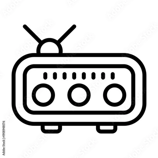 Obraz Radio Icon Design