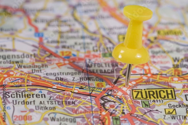 Fototapeta Landkarte