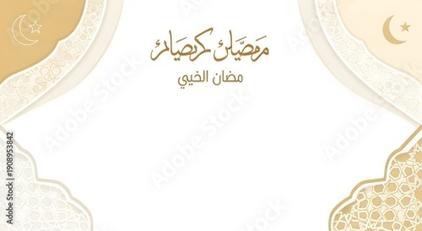 Obraz eid mubarak greeting card