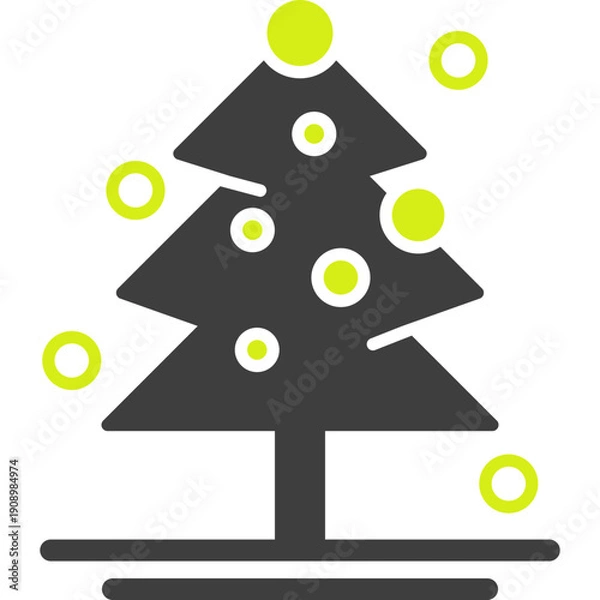 Obraz Christmas Tree Icon