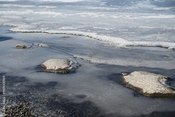 Obraz 凍結した諏訪湖