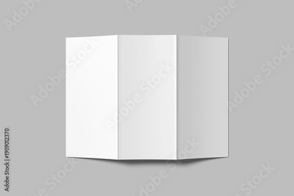 Obraz Trifold Brochure  Blank Mockup 