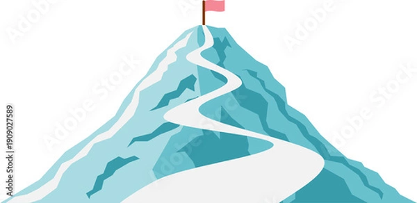 Obraz  目標達成へのロードマップのイラスト