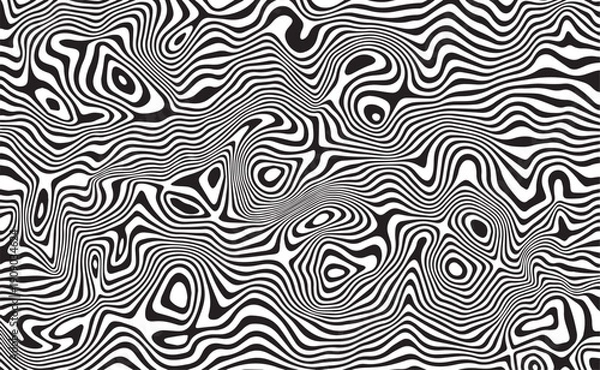 Obraz a black and white striped background