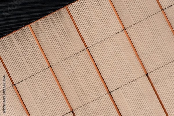 Obraz white gray cement wall architecture background