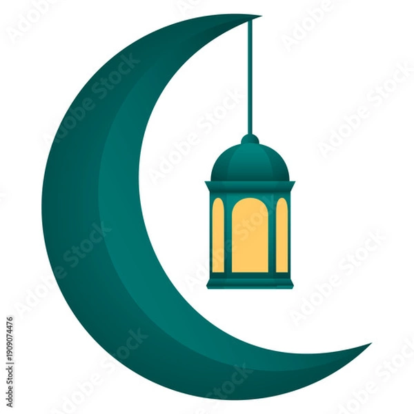 Obraz Lantern Hanging on the Moon