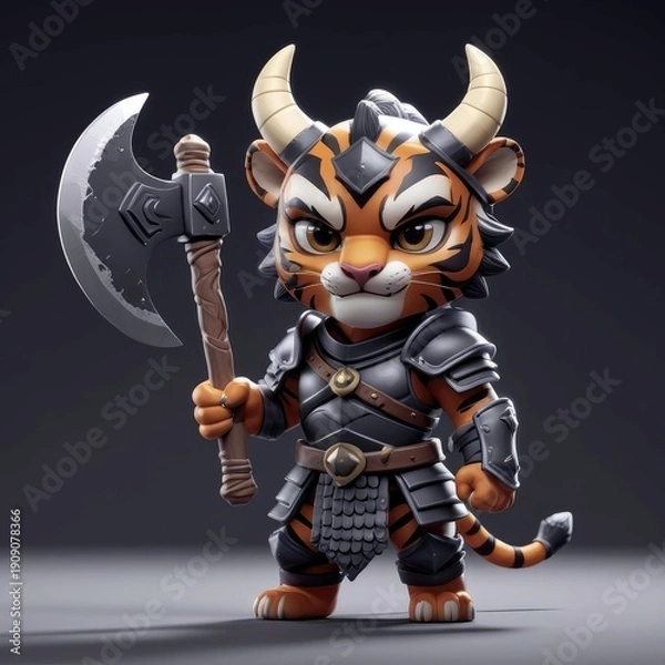 Fototapeta viking with sword