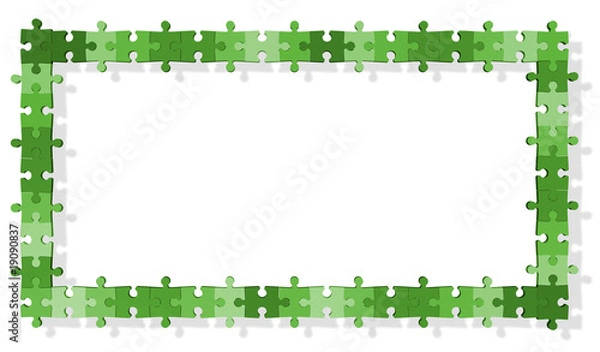 Obraz Jigsaw puzzle frame