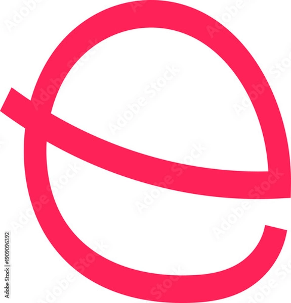 Obraz Letter E Logo Collection Element