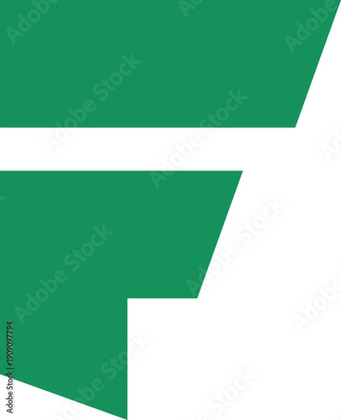 Obraz Letter F Initial Logo Collection Element