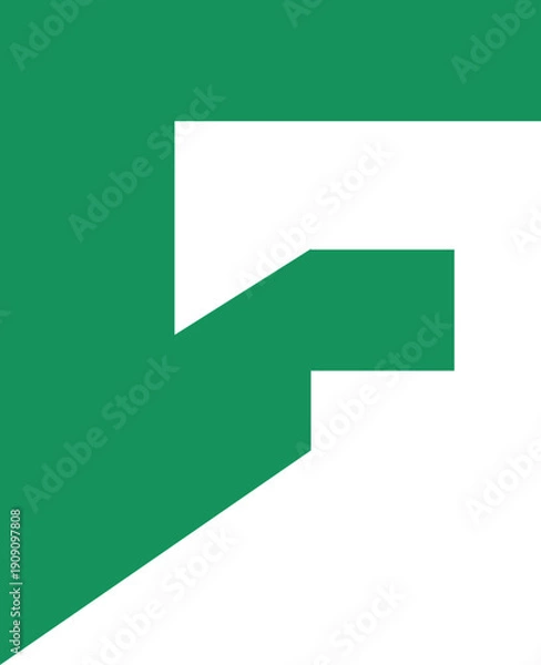 Obraz Letter F Initial Logo Collection Element