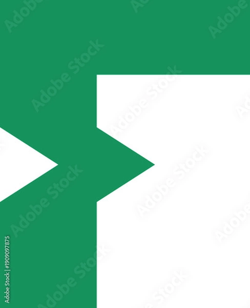 Obraz Letter F Initial Logo Collection Element