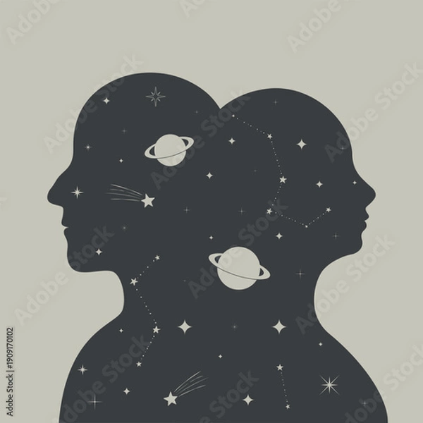 Obraz Soulmates concept