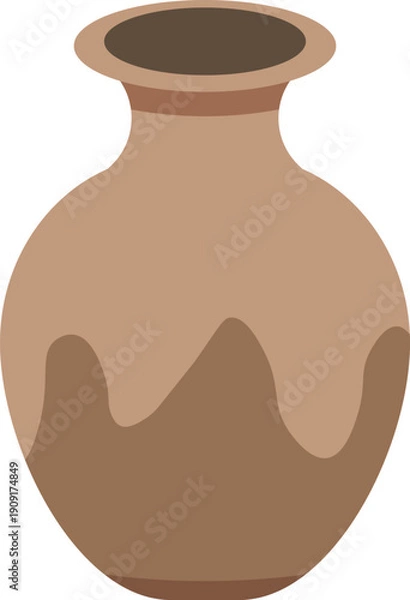 Obraz シンプルな壺のアイコン