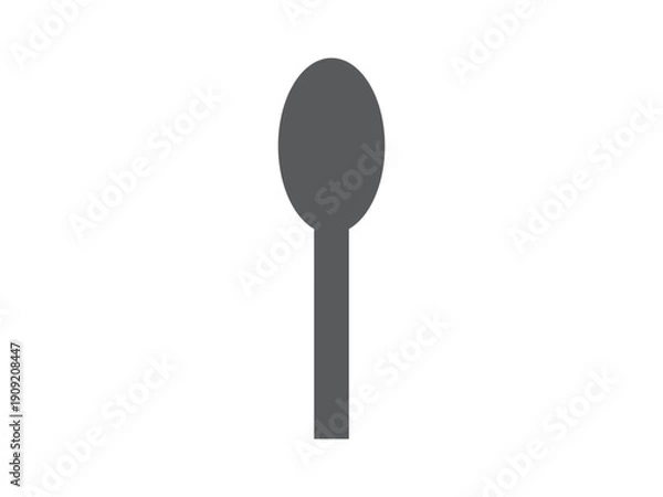 Obraz スプーンのアイコンのイラスト