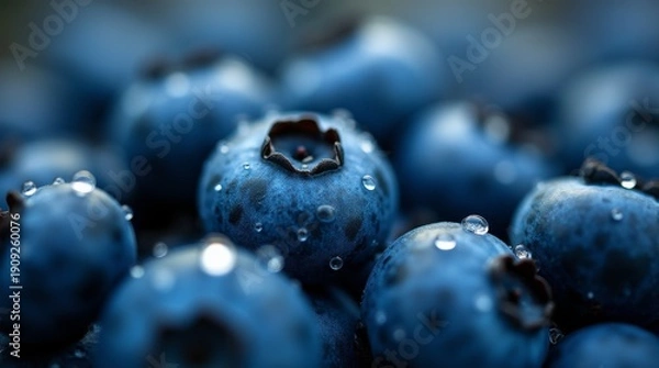 Obraz blueberries on the ground