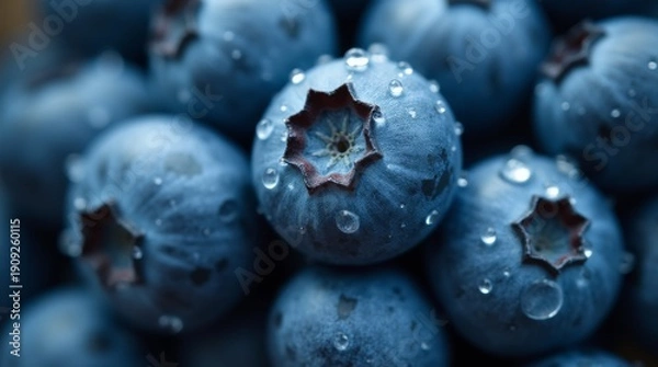 Obraz blueberries on a branch