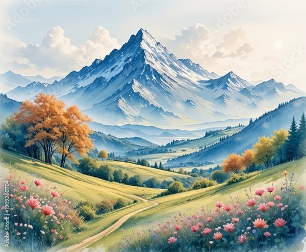 Obraz mountain landscape