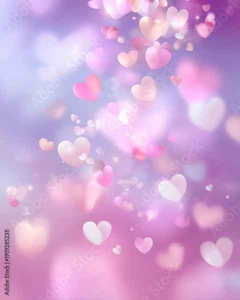 Obraz Soft pastel Valentine's Day background